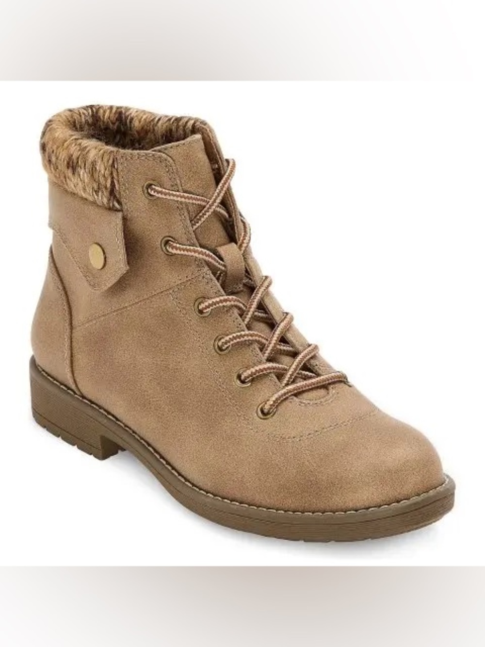 St. John’s Bay Shawn Natural Ankle Boots Size 11
